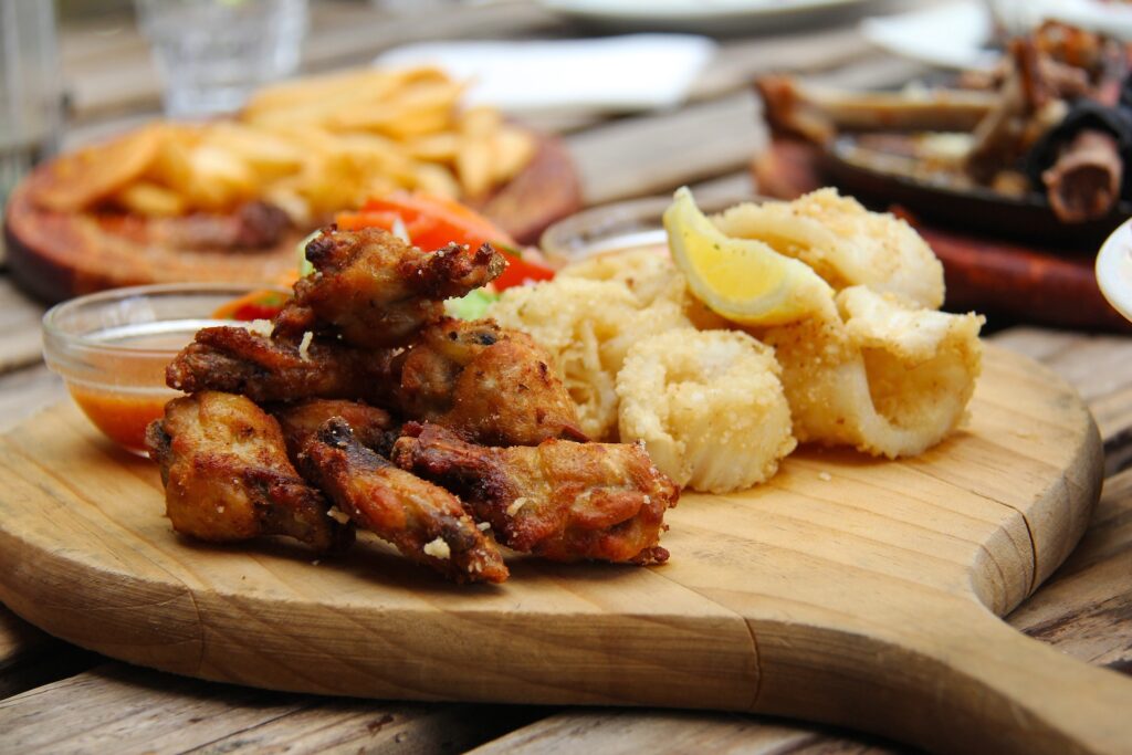 Sticky Honey Chicken Wings